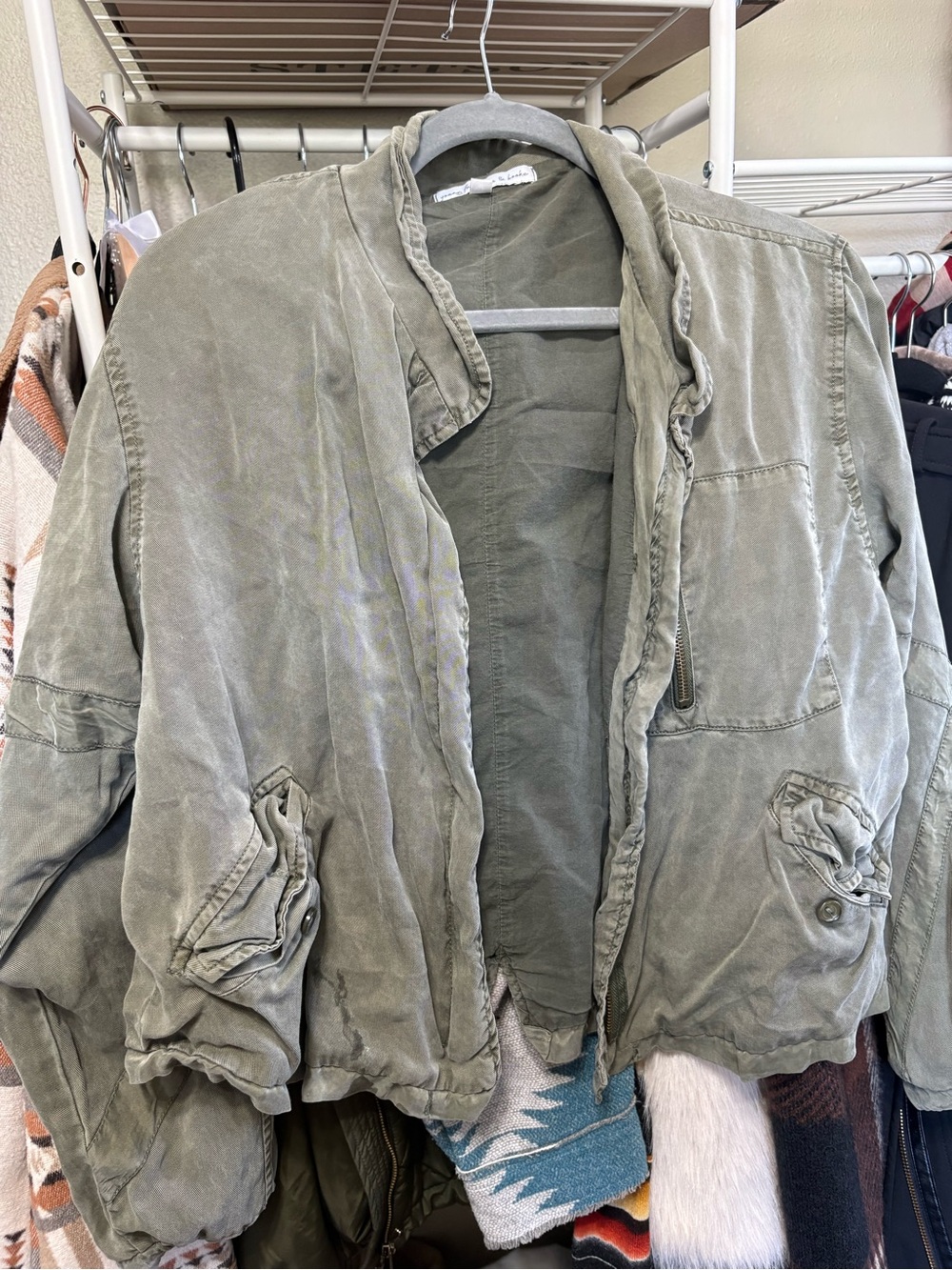 Young Fabulous & Broke Olive Green Jacket - Small